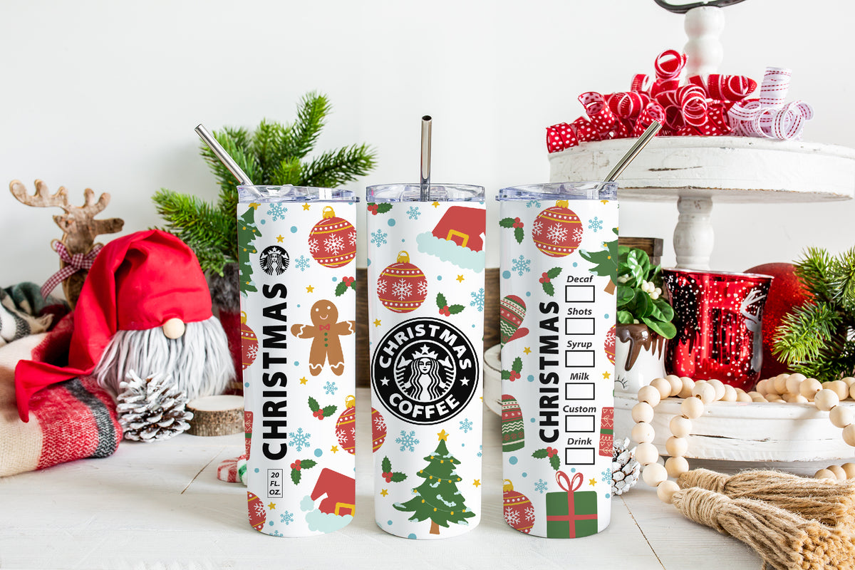 Christmas Starbucks Cup-christmas Cup Gift-teacher Christmas Gift-starbuck  Lover Christmas Gift-holiday Starbucks Cup-santa Holiday Tumbler 