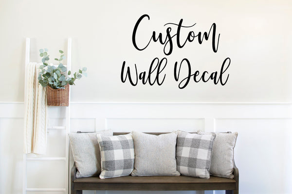 Custom Create Your Own Quote Personalized Wall-Vinyl Decals